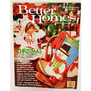 Better Homes and Gardens Magazine December 1979 Christmas Children Toys Crafts